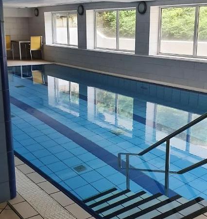 Ferienwohnung Mit Seeblick Und Schwimmbadnutzung In Cuxhaven Exterior foto